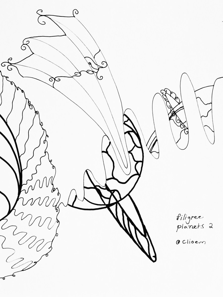 filigree planets 2 | © clio em